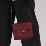 Hermès 2021 Rouge H Chevre Mysore Clic 16 GHW