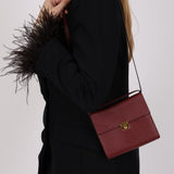 Hermès 2021 Rouge H Chevre Mysore Clic 16 GHW