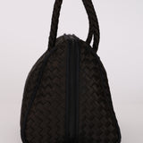 Bottega Veneta Satin Intrecciato Tassel Bowler Bag