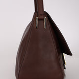 Rare Fendi Brown Nappa Medium Mama Baguette