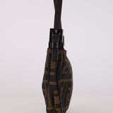 Fendi Zucca Half-Moon Pochette