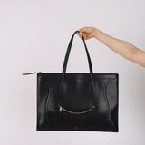 Runway Celine 2026 Satinated Calfskin Flat Cabas New Luggage