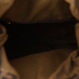 Fendi Zucca Canvas Gold Hoop Handle Tote