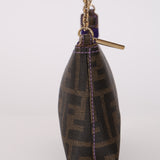 Fendi Zucca Spalmati Chain Pochette