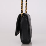 Chanel 2021 Black Lambskin Miss Coco Cardholder on Chain