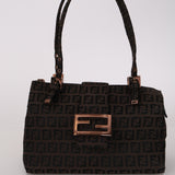 Rare Fendi Zucchino Bento Box Baguette RGHW