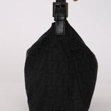 Fendi Black and Charcoal Zucchino Pochette