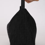Fendi Black and Charcoal Zucchino Pochette