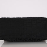 Fendi Black and Charcoal Zucchino Pochette