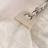 Limited Edition Chanel 2004 Creme Jacquard Paris-Ginza Medium Olsen Shoulder Bag