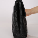 Chanel 2000s Caviar CC Flap Clutch 24K GP