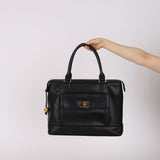 Chanel 1996 Caviar Timeless Turnlock Double-Sided Tote 24K GP