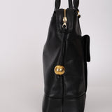 Chanel 1996 Caviar Timeless Turnlock Double-Sided Tote 24K GP
