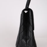 Chanel 2002 Caviar Turnlock Jumbo Kelly 24K GP