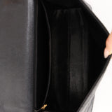 Chanel 2002 Caviar Turnlock Jumbo Kelly 24K GP