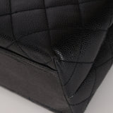 Chanel 2002 Caviar Turnlock Jumbo Kelly 24K GP