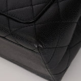 Chanel 2002 Caviar Turnlock Jumbo Kelly 24K GP