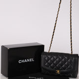 Rare Chanel 1996 Caviar Medium Diana Flap Bag 24K GP