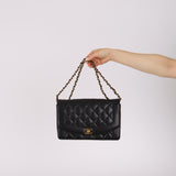 Rare Chanel 1996 Caviar Medium Diana Flap Bag 24K GP