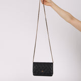 Chanel 2019 Caviar Wallet on Chain GHW