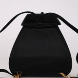 Gucci Black Satin Rhinestone Horsebit Backpack with Cardholder