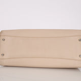 Chanel 2015 Light Beige Executive Cerf Medium Shopper Tote