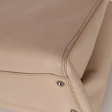 Chanel 2015 Light Beige Executive Cerf Medium Shopper Tote