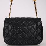 Chanel 2021 Calfskin Small Miss Coco Hearts Square Flap Bag