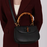 Gucci Goatskin 1947 Small Bamboo Handle Bag