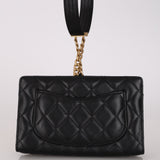 Chanel 2019 Black Lambskin Evening By The Sea Clutch