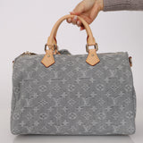 Louis Vuitton 2025 Gray Denim Speedy P9 30