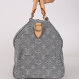 Louis Vuitton 2025 Gray Denim Speedy P9 30