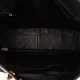 Chanel 1996 Lambskin Vertical Quilt Mademoiselle Turnlock Front Pocket Tote 24K GP