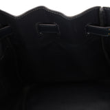 Hermès 2003 Bleu Marine Courchevel Birkin 35 Retourne GHW
