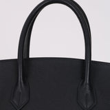 Hermès 2003 Bleu Marine Courchevel Birkin 35 Retourne GHW