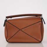 Loewe Cognac Mini Puzzle Bag