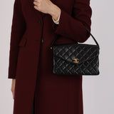 Chanel 1996 Lambskin Kelly Shoulder Flap 24K GP