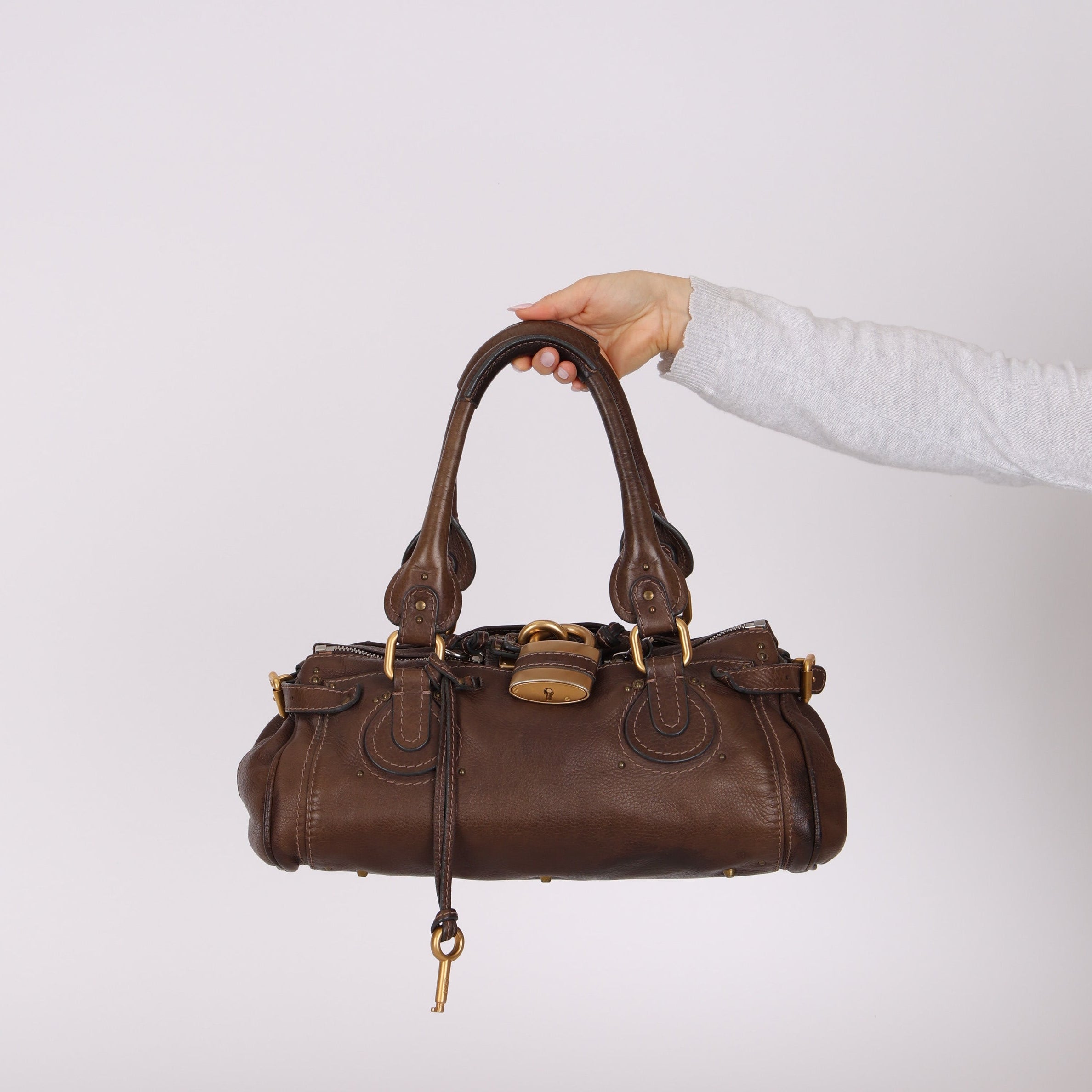 Chloe Chocolate Brown Medium Paddington Bag