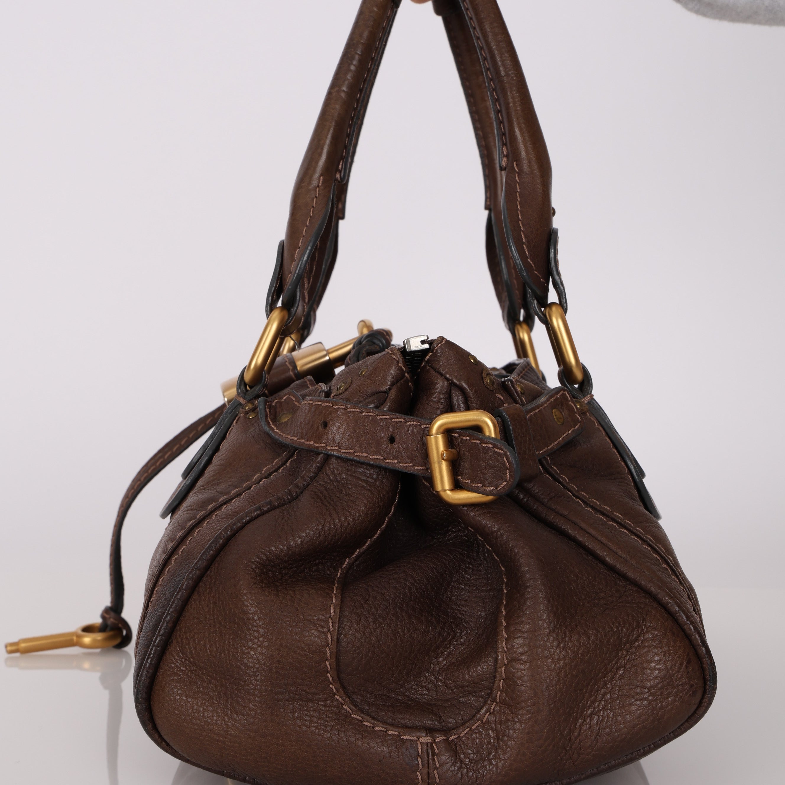Chloe Chocolate Brown Medium Paddington Bag