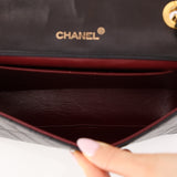 Chanel 1990s Lambskin Jeweled CC Envelope Flap Bag