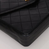 Chanel 1990s Lambskin Jeweled CC Envelope Flap Bag
