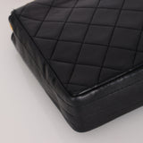 Chanel 1990s Lambskin Jeweled CC Envelope Flap Bag
