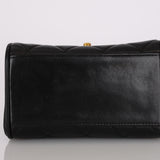 Chanel 1995 Lambskin Turnlock Square Box Flap Bag 24K GP
