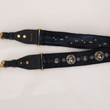 Dior 2019 Navy Oblique Saddle Belt Bag with Guitar Strap