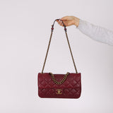 Chanel 2013 Bordeaux Medium Perfect Edge Flap Bag