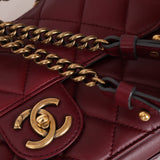 Chanel 2013 Bordeaux Medium Perfect Edge Flap Bag