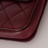 Chanel 2013 Bordeaux Medium Perfect Edge Flap Bag