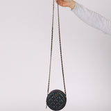 Chanel 2019 Iridescent Caviar Round Clutch on Chain