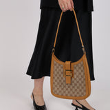 Gucci GG Canvas Square G Jackie Hobo