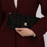 Chanel 2000 Black Pony Hair COCO East West Flap BGHW